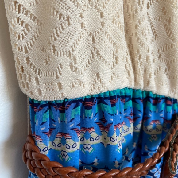 Love Reign Floral Maxi Dress with Crochet - Picture 7 of 10